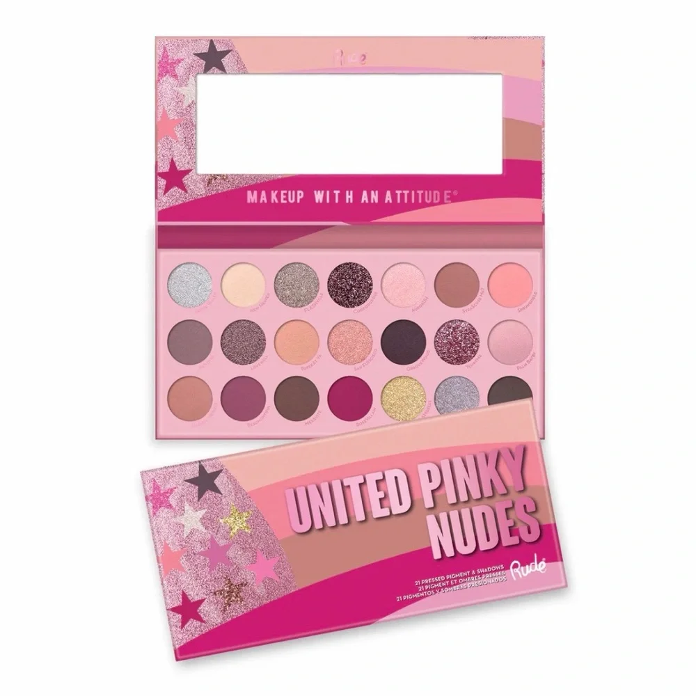 RUDE United Pinky Nudes Eyeshadow Palette